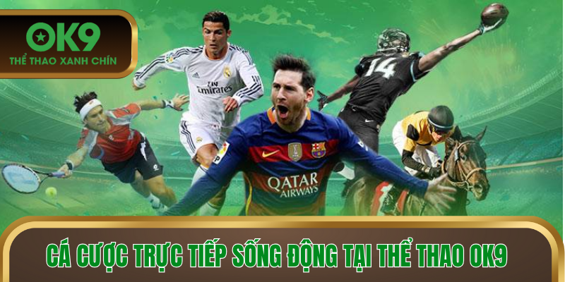 Cá cược trực tiếp sống động tại Thể thao OK9