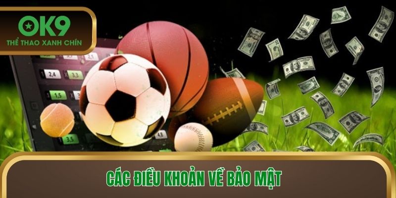 Các điều khoản về bảo mật