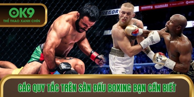 Các quy tắc trên sàn đấu boxing bạn cần biết
