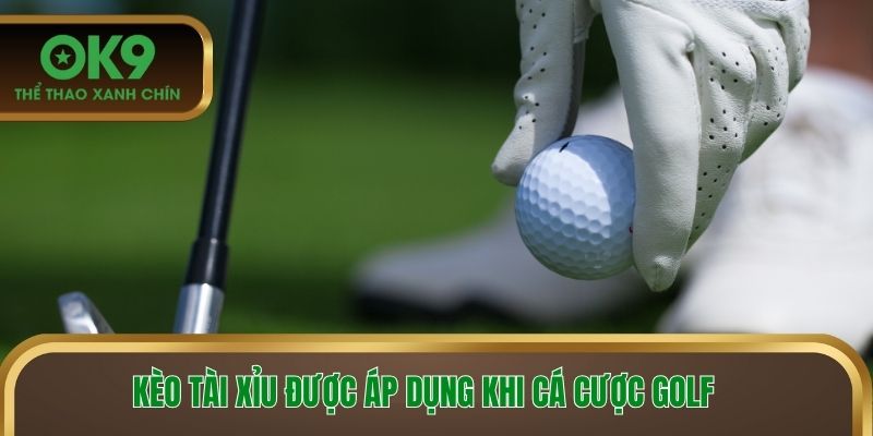 Kèo tài xỉu được áp dụng khi cá cược Golf