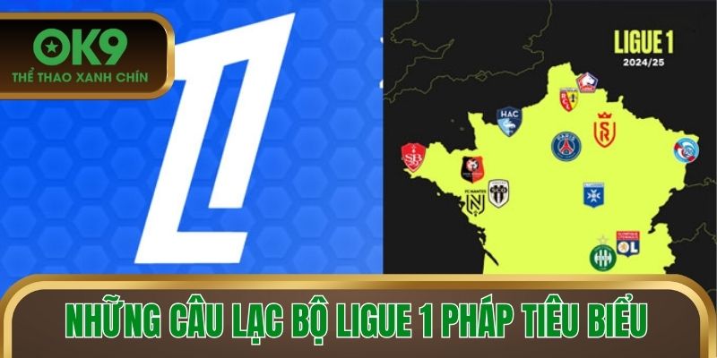 Những câu lạc bộ Ligue 1 Pháp tiêu biểu